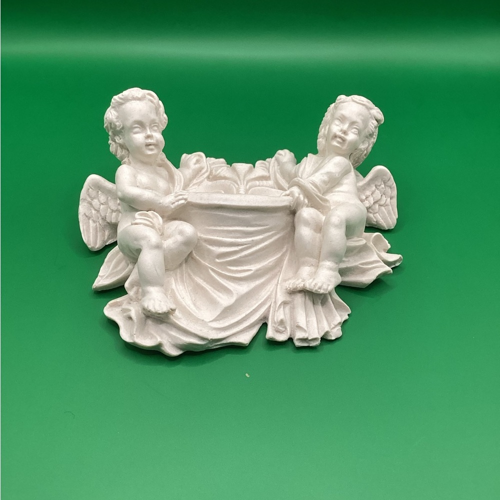 White Angelic Cherub Wall Decor